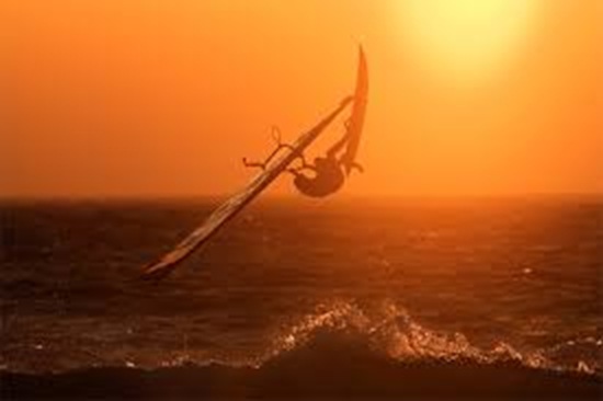 Wind Surf no Rio de Alvor